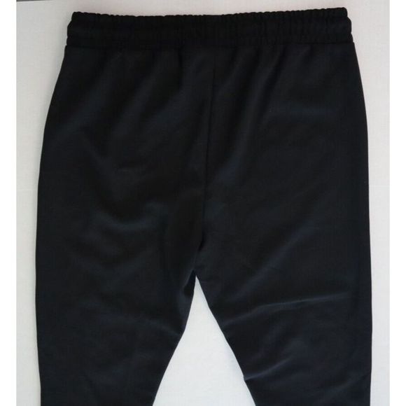 boohooMAN BMM12776 Men Sz XL Black Muscle Fit 1/4 Zip Polo & Joggers 2 Pc ￼Set - Picture 12 of 16